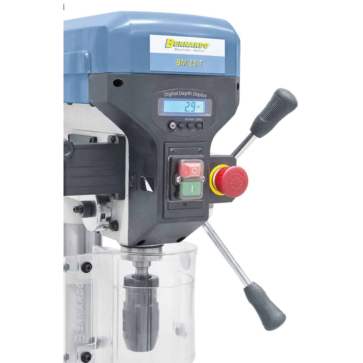 Bernardo BM 25 T 230 V - Trapano da banco con display digitale e LED