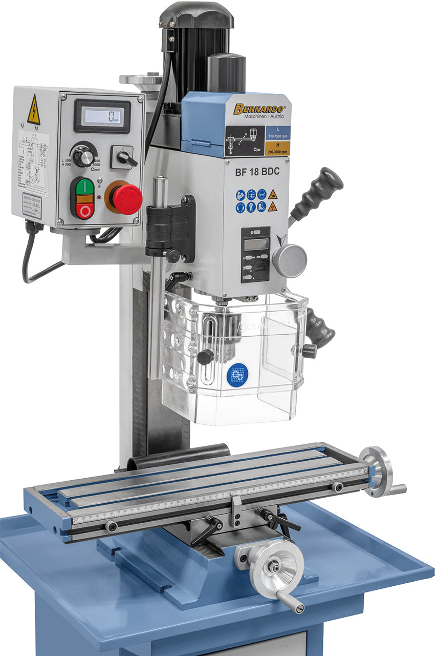 Trapano fresatrice Bernardo BF 18 BDC – Potente e preciso con display digitale