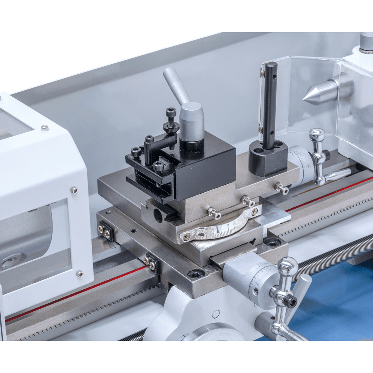 Tour à métaux Bernardo Hobby 350 Top compact avec affichage numérique 2 axes