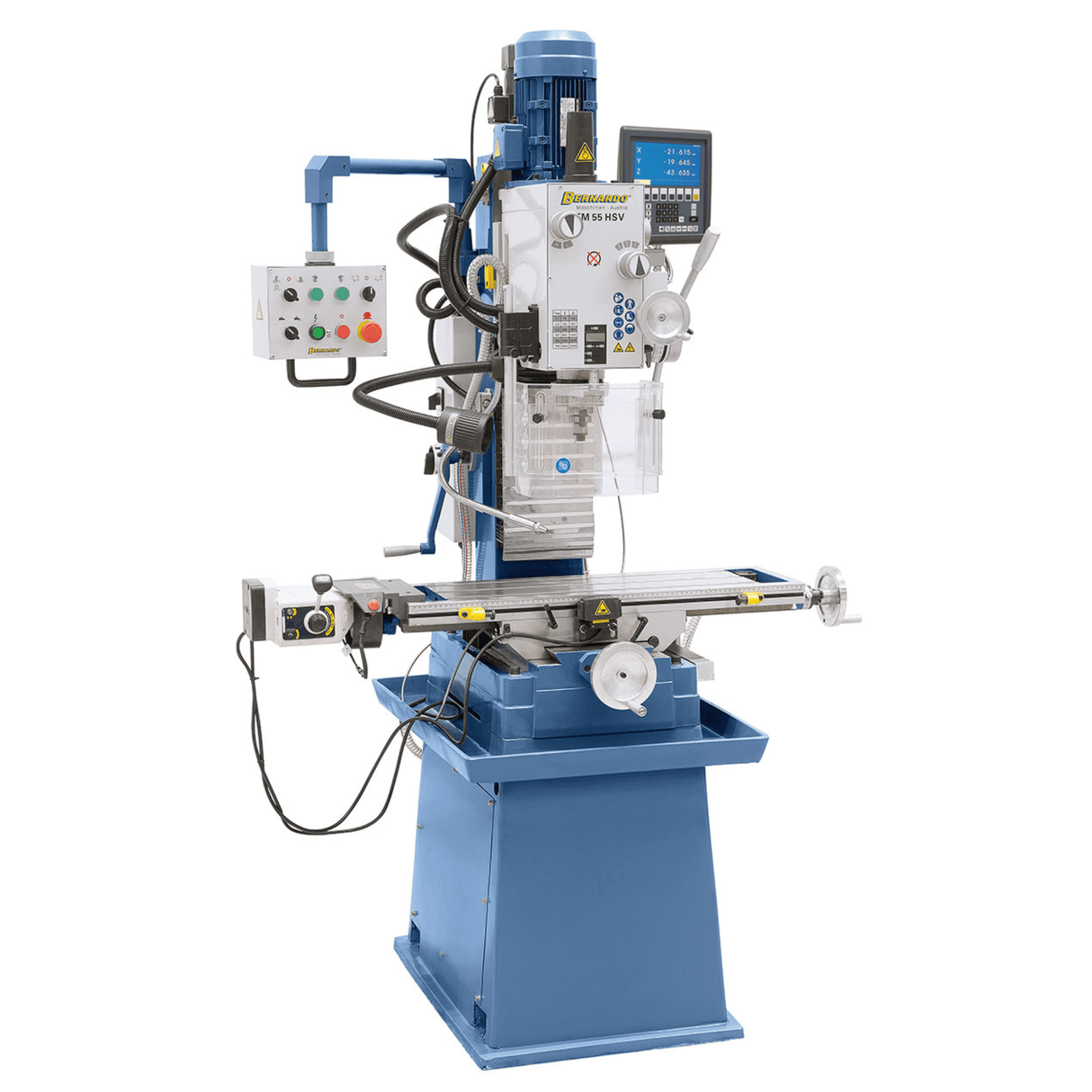 FM 55 HSV drill and milling machine with digital position display