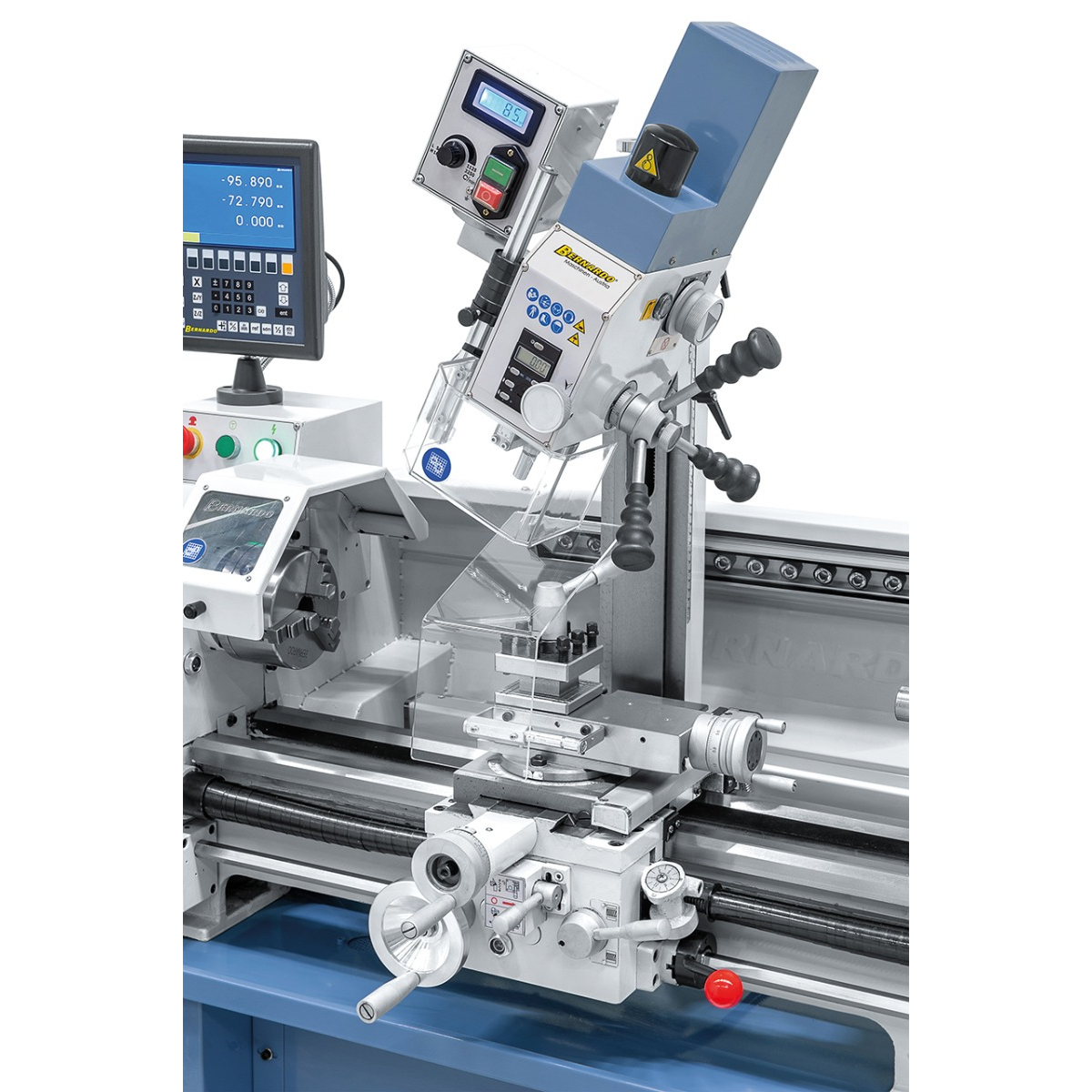 Proficenter 650 G - 230V metal lathe with display and milling machine