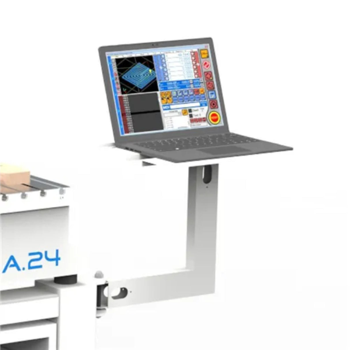 Combo fraiseuse CNC IGM i2R A24 + Support d’origine + Support pour ordinateur portable