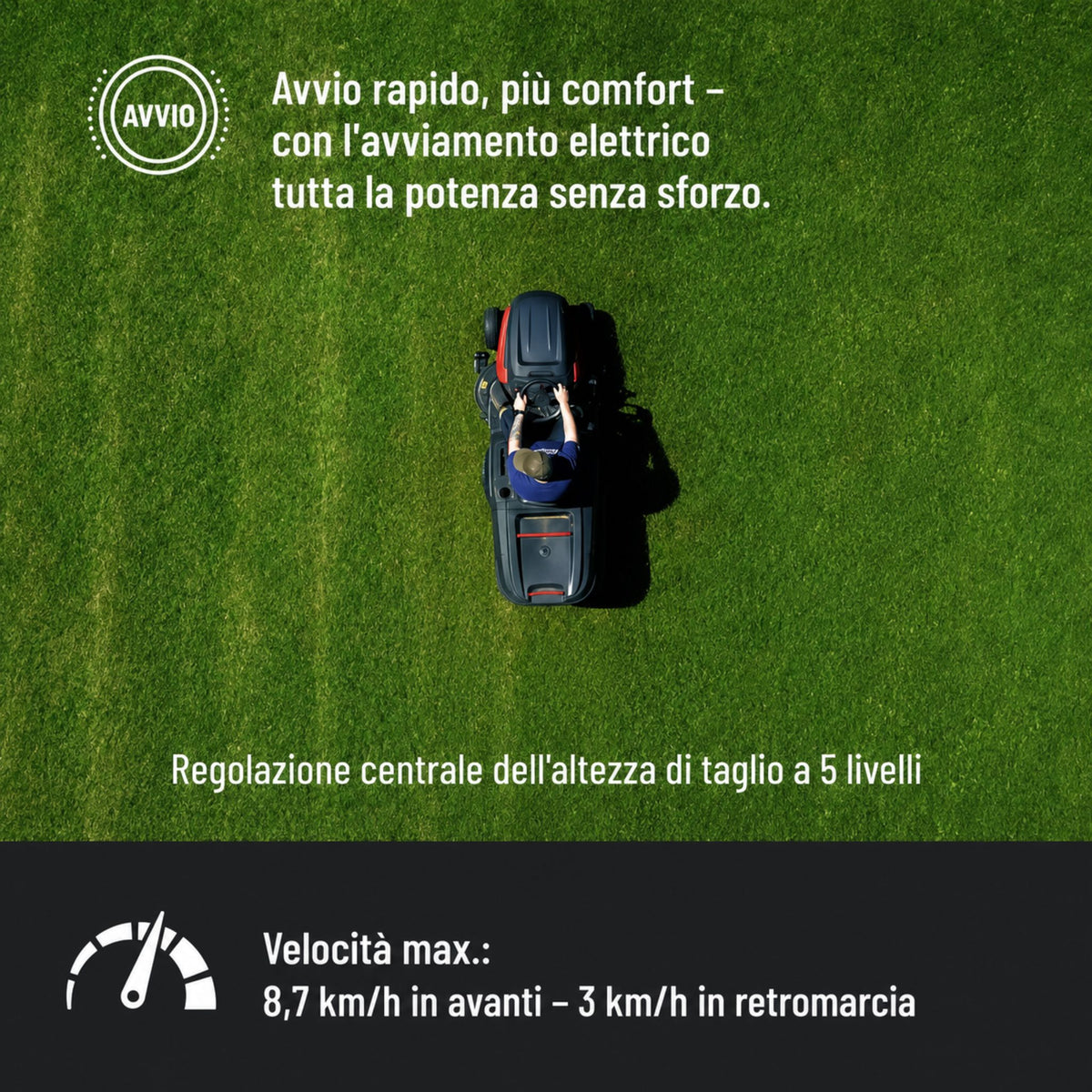 Tondeuse autoportée Güde GAR 960 T Hydrostat