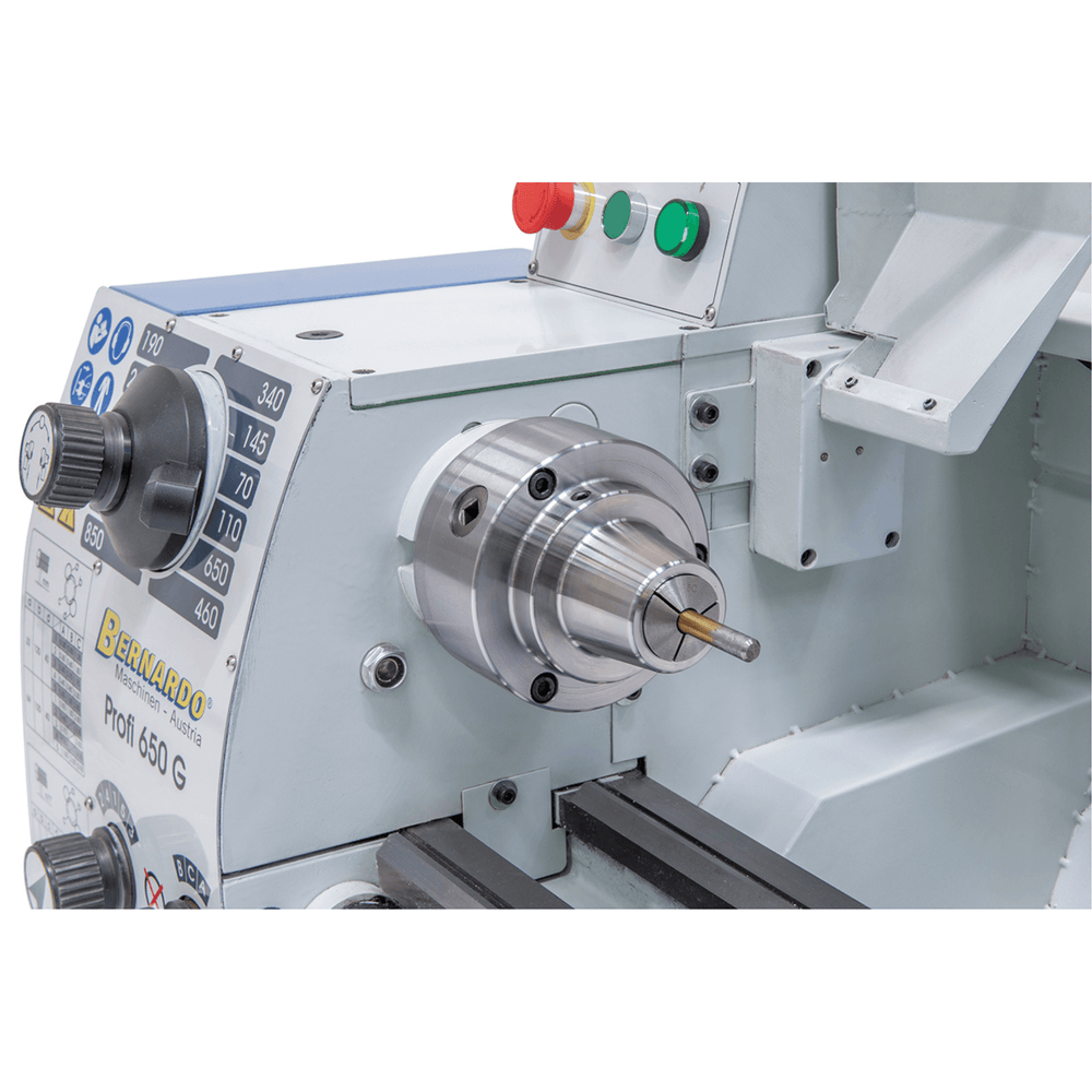 Tornio Bernardo Profi 650 G / 230 V con DRO 2 assi