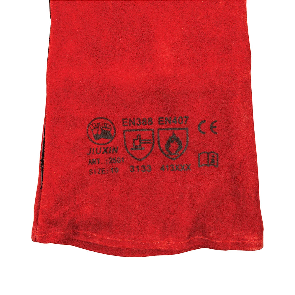 Guanti da saldatura Silverline in cuoio spaccato – Resistenti e foderati