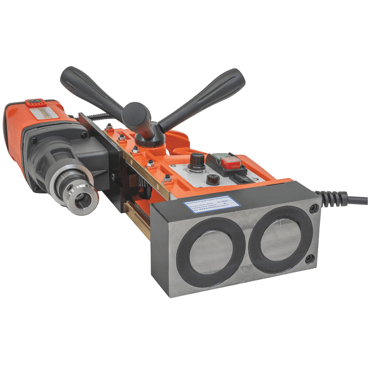 Perceuse magnétique Bernardo MD 3550 VD – Ø 35 mm × 50 mm, vitesse variable, moteur 1550 W, poids 11 kg