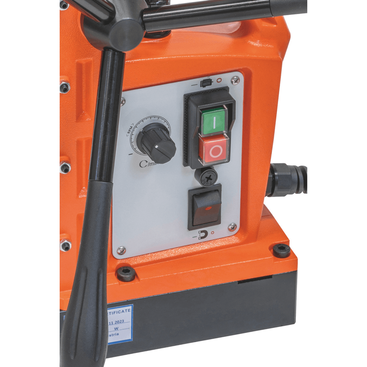 Carotteuse magnétique Bernardo MD 6050 VD – Ø 60 mm × 50 mm, vitesse variable (Variable Drive), moteur 1890 W, poids 17 kg