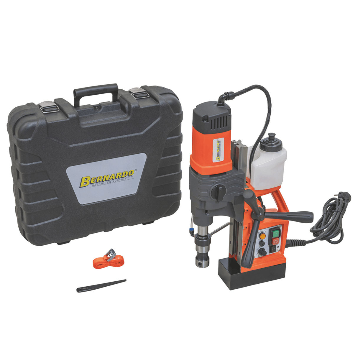 Carotteuse magnétique Bernardo TPC 1000 – Ø 36 mm × 50 mm, multifonction avec taraudage M18, moteur 1550 W, poids 12.5 kg