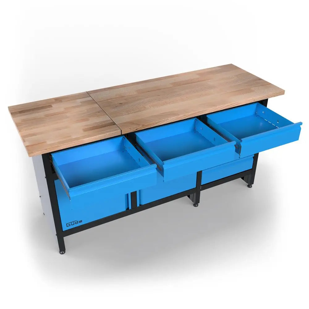 Banco da lavoro Guede GW 6/2 XL – 300 kg con 6 cassetti e 2 ante