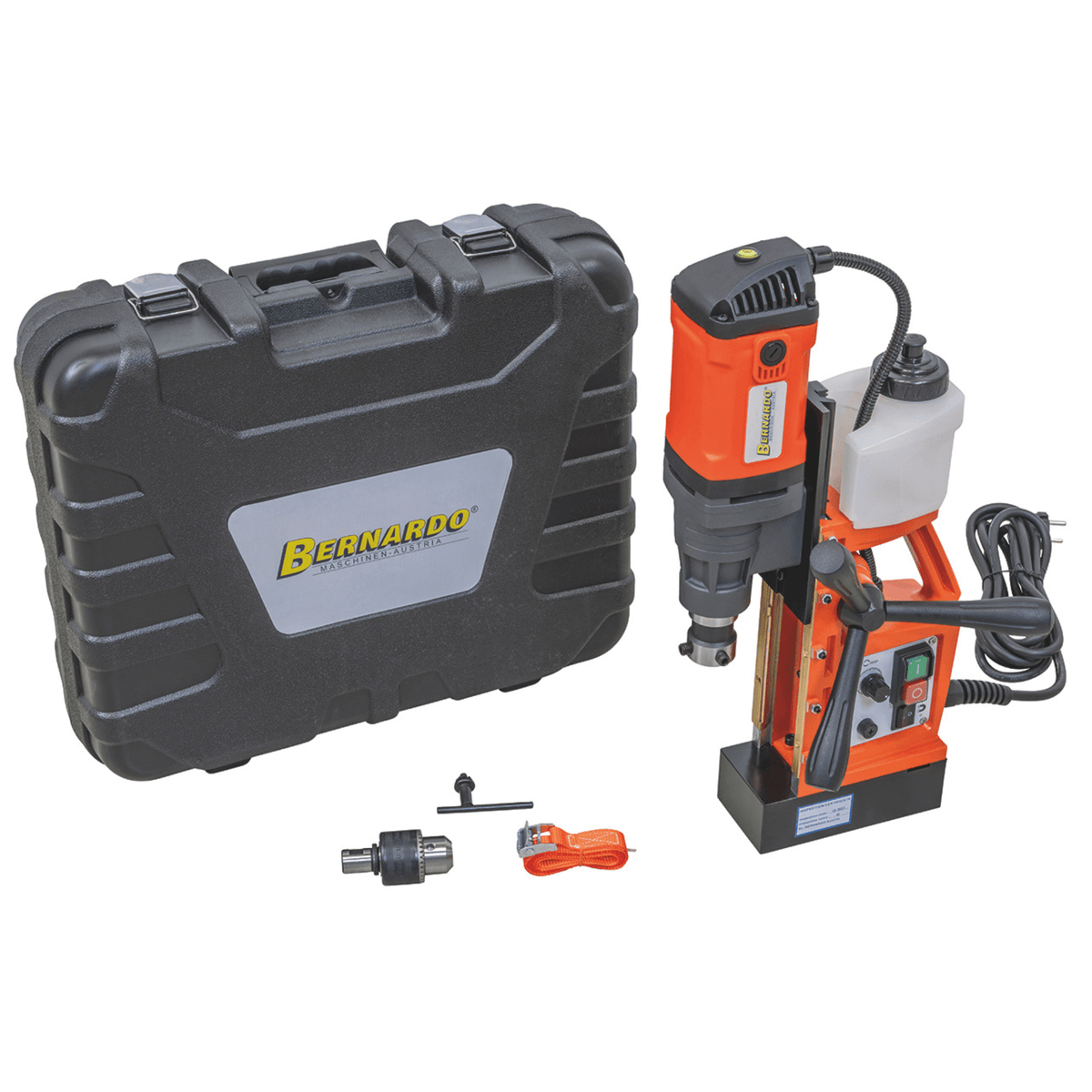 Perceuse magnétique Bernardo MD 3550 VD – Ø 35 mm × 50 mm, vitesse variable, moteur 1550 W, poids 11 kg