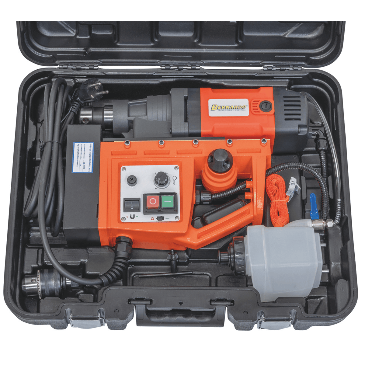 Carotteuse magnétique Bernardo MD 5050 VD – Ø 50 mm × 50 mm, vitesse variable, moteur 1700 W, poids 11.2 kg
