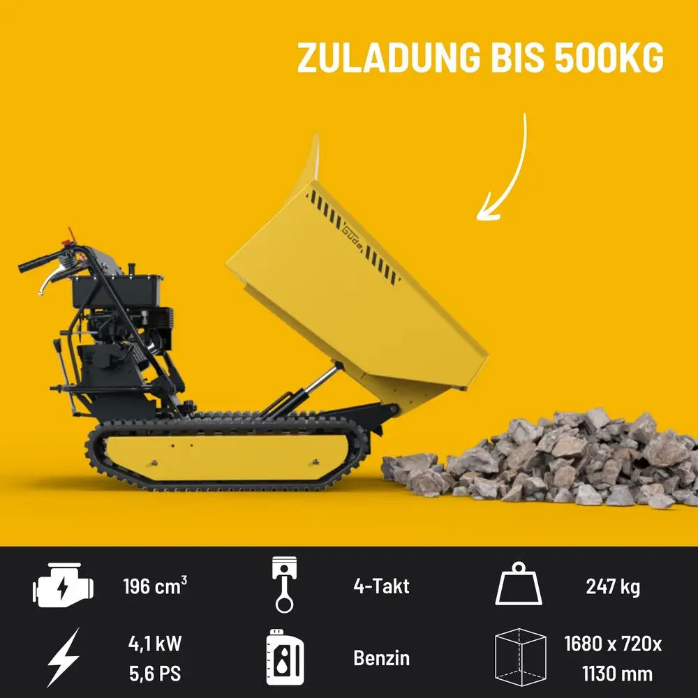 Guede Dumper sur chenilles GRD 500/R