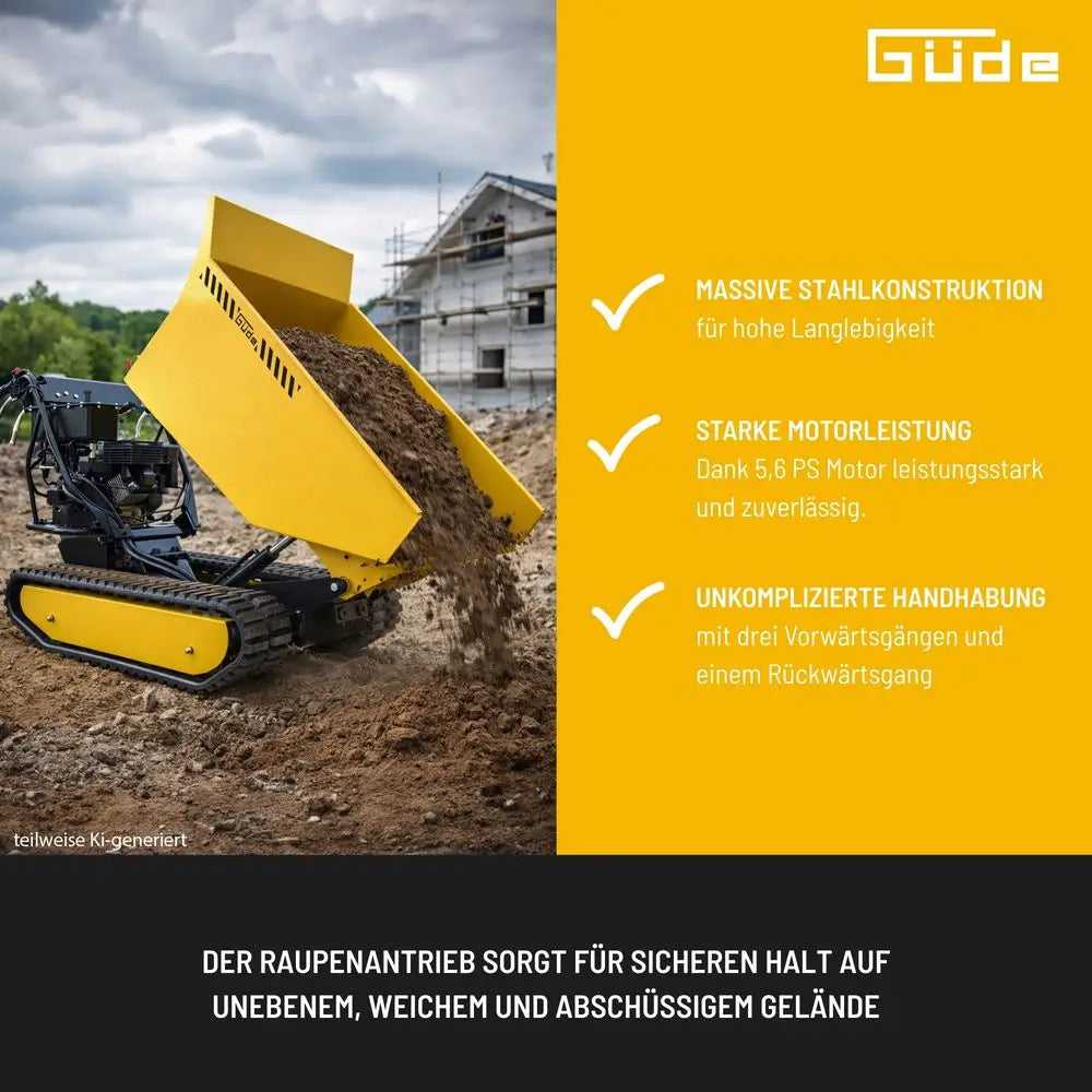 Guede Dumper sur chenilles GRD 500/R