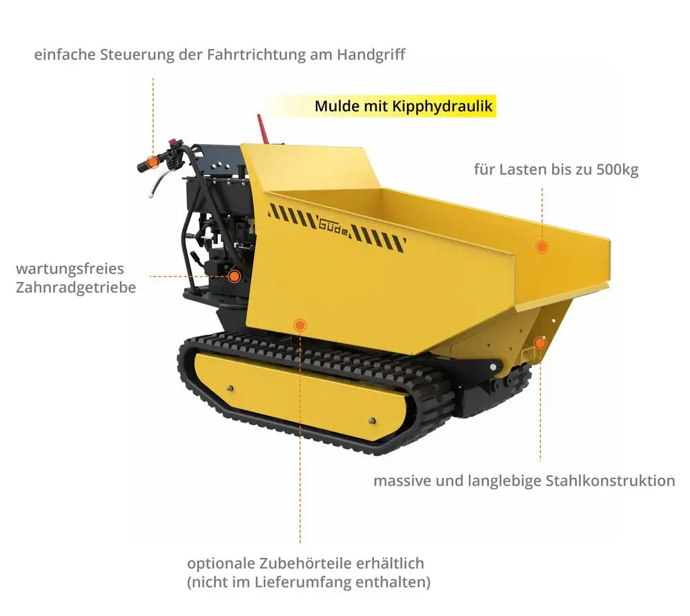 Guede Dumper sur chenilles GRD 500/R