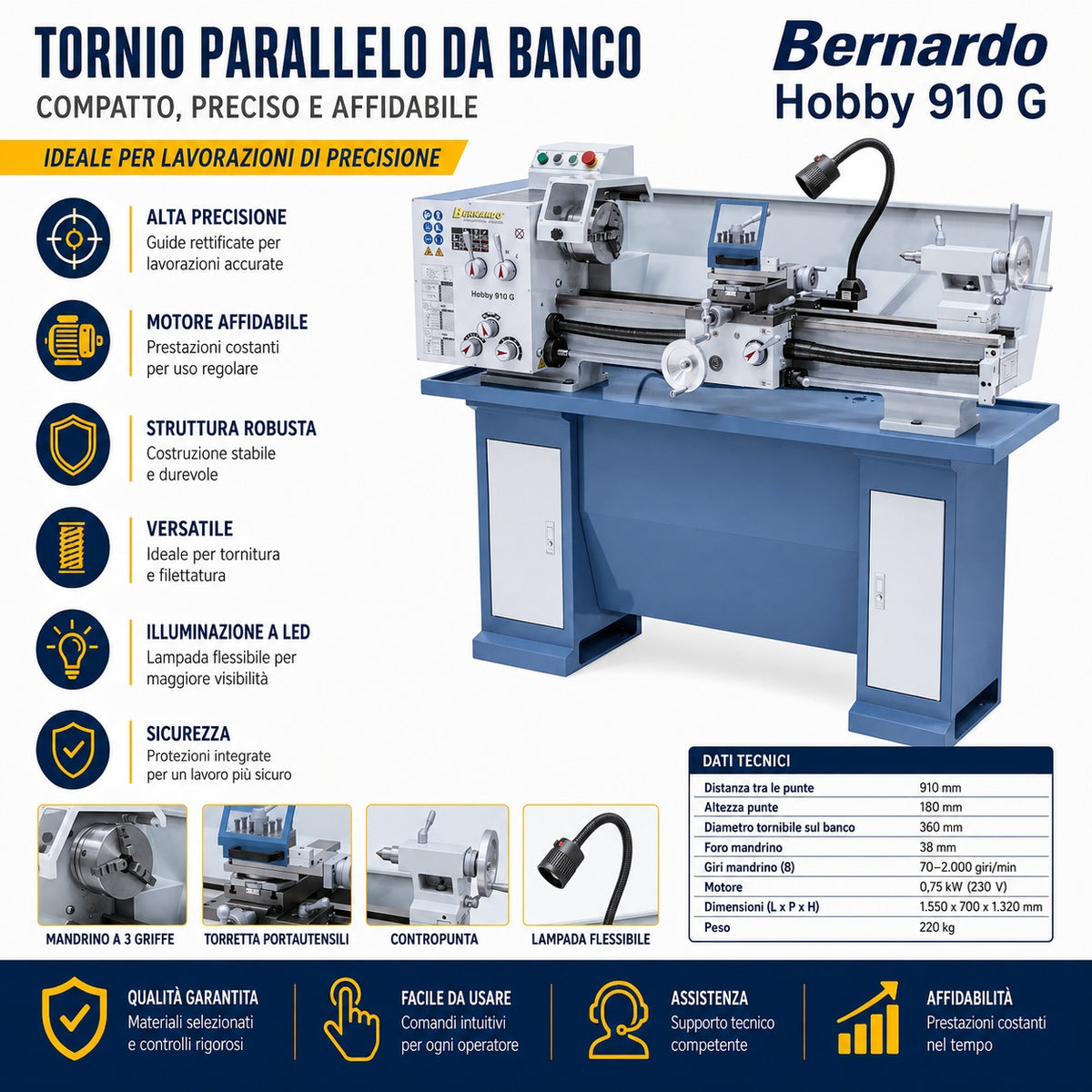 Bernardo Tour Hobby 910 G 230V