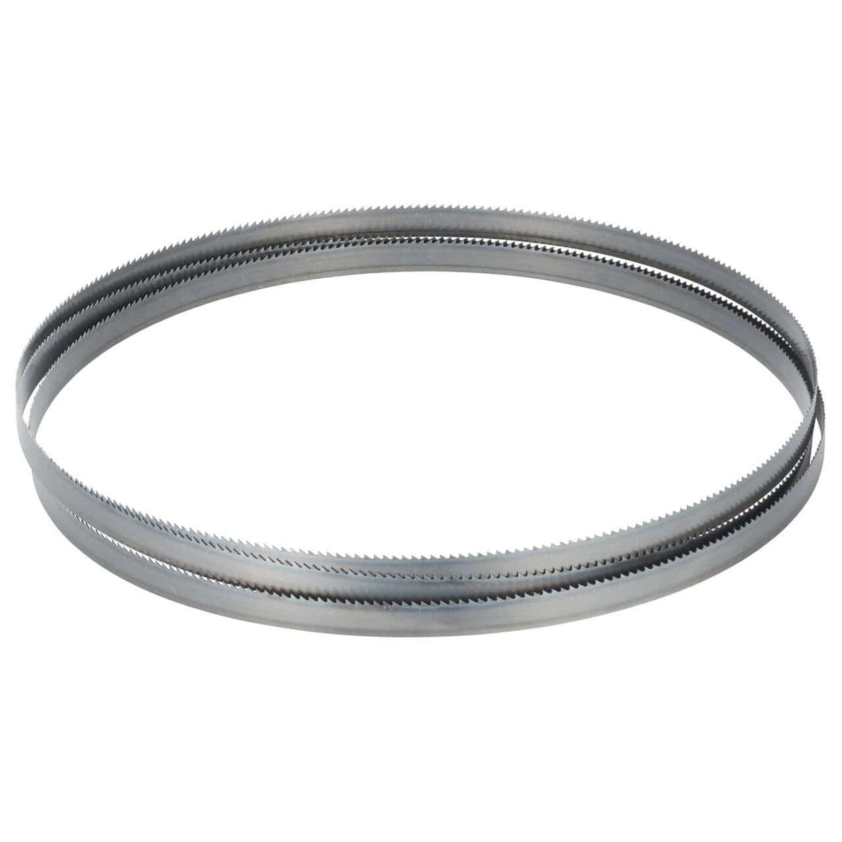 Lama a nastro da 2560 × 13 × 0,5 mm, denti temprati, ideale per tagli precisi su legno con sega a nastro HBS 360.