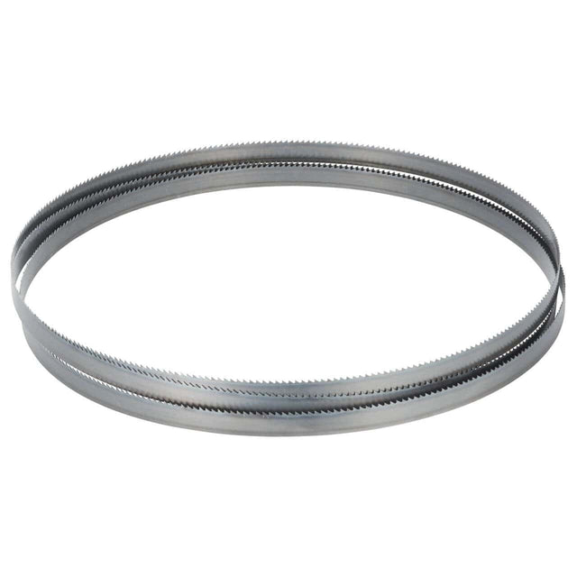 Lama a nastro da 2560 × 13 × 0,5 mm, denti temprati, ideale per tagli precisi su legno con sega a nastro HBS 360.