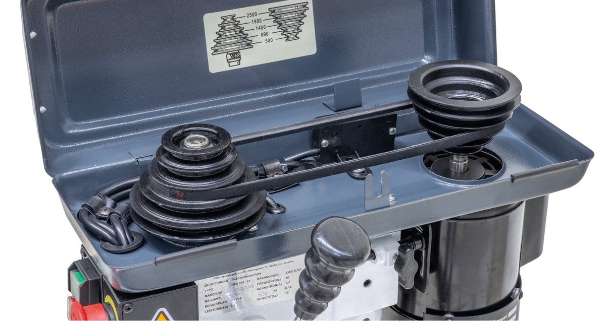Trapano da banco TBM 200 - 13 / 230 V - trasmissione a cinghia