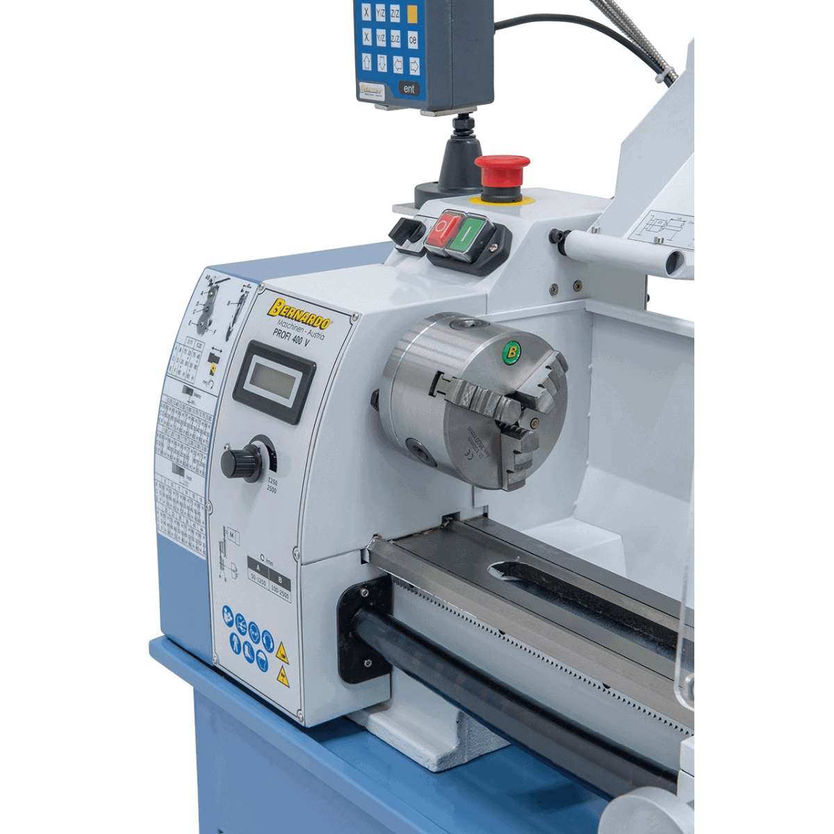 Profi 400 V / 230 V lathe incl. 2-axis digital display DT 40