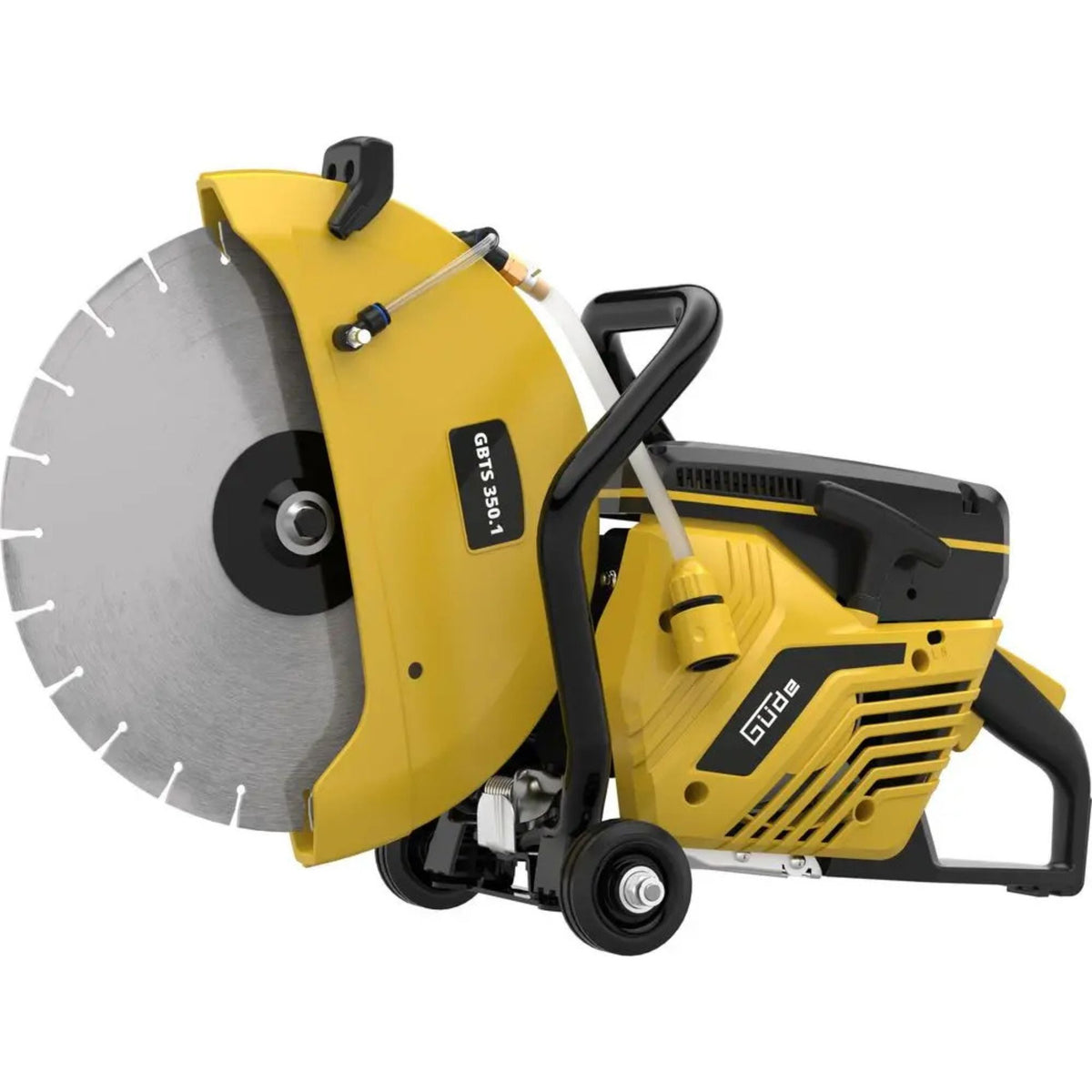Disco diamantato segmentato Ø350 mm incluso, velocità 4.800 rpm, profondità taglio 122 mm. Efficace su calcestruzzo, cordoli, piastrelle, pietre naturali. Ricambi disponibili presso Krollit.