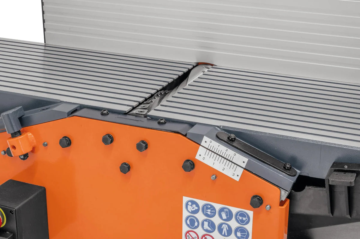 Scala di regolazione della profondità di passata sulla pialla M4P FS 260 S