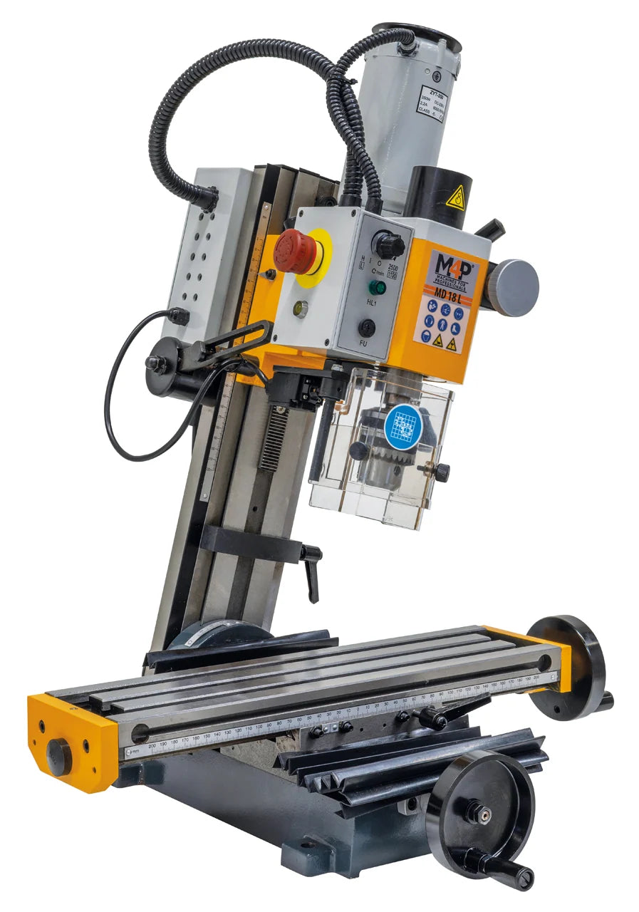 Trapano-fresatrice M4P MD 18 L / 230 V con testa di fresatura inclinata