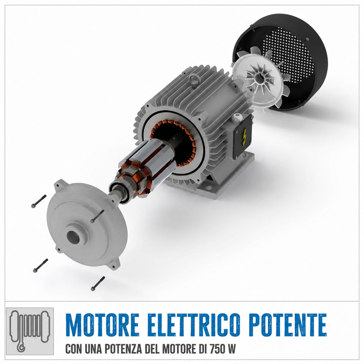 Palan électrique Güde GSZ 200/400 – capacité 200 kg en traction directe ou 400 kg avec poulie, câble 12 m