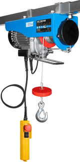 Palan électrique Güde GSZ 200/400 – capacité 200 kg en traction directe ou 400 kg avec poulie, câble 12 m