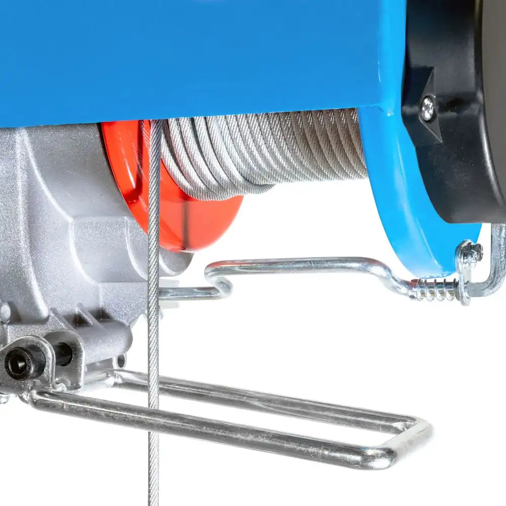 Palan électrique Güde GSZ 200/400 – capacité 200 kg en traction directe ou 400 kg avec poulie, câble 12 m