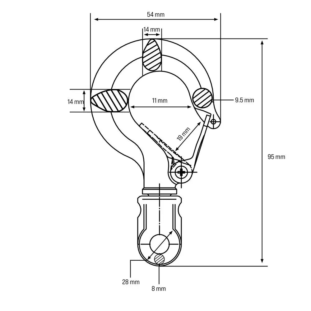 Palan électrique Güde GSZ 200/400 – capacité 200 kg en traction directe ou 400 kg avec poulie, câble 12 m