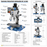 Perceuse-fraiseuse Bernardo BF 18 BDC