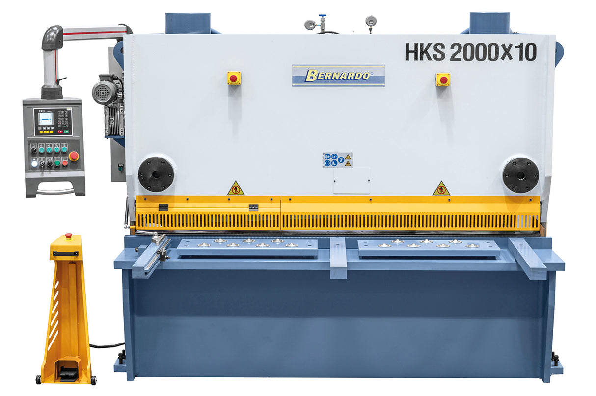 Cisaille-guillotine hydraulique Bernardo HKS 2000 x 10 – tôle 10 mm, coupe 2000 mm