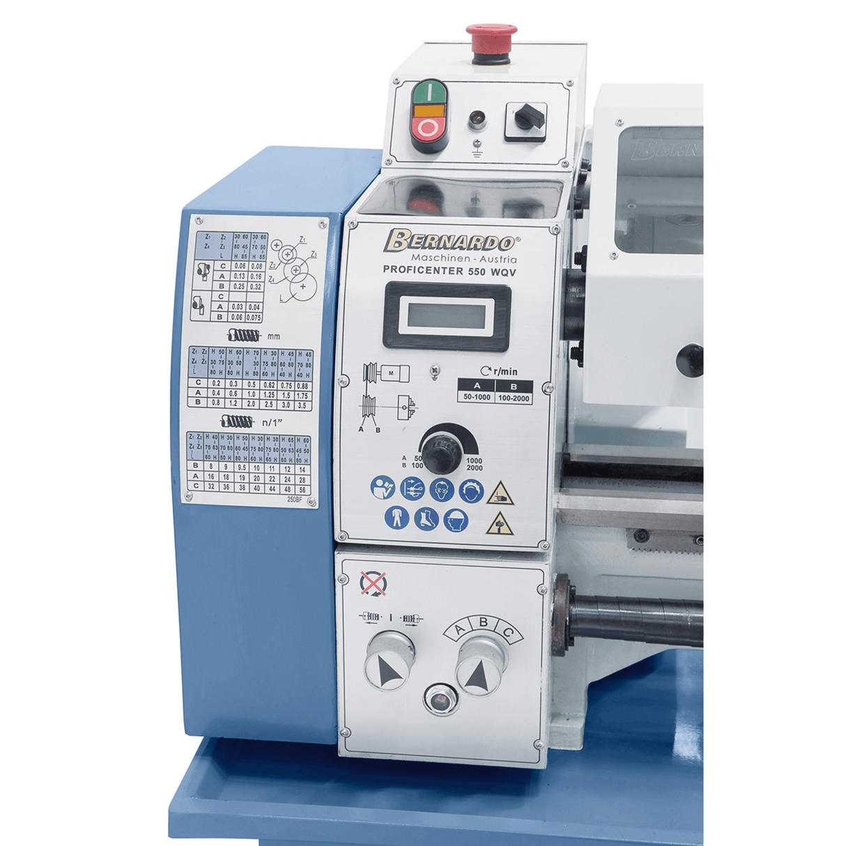 Tornio-fresatrice Bernardo Proficenter 550 WQV 230 V – Precisa e versatile