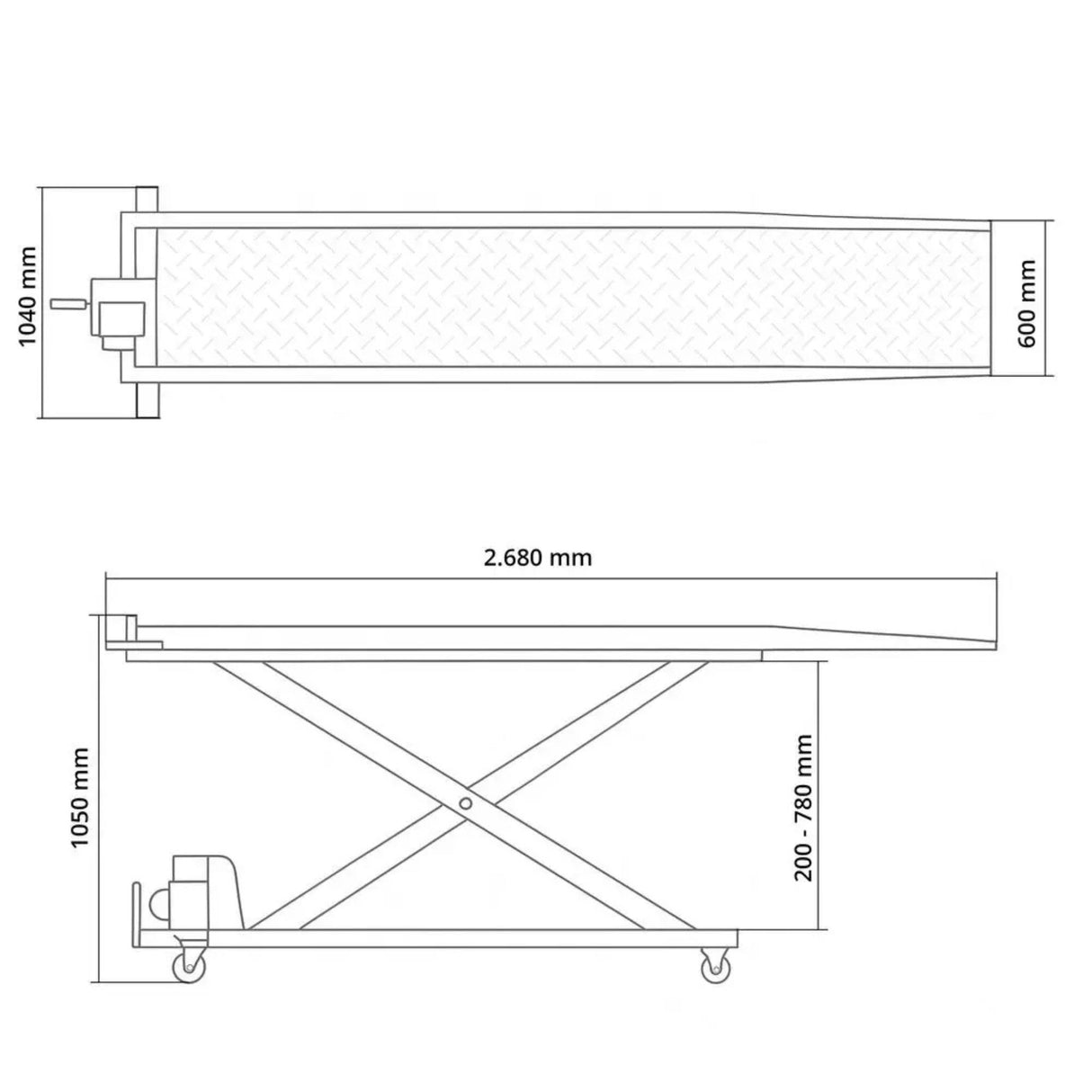Pont élévateur pour motos Güde GMR 560
