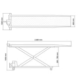 Pont élévateur pour motos Güde GMR 560