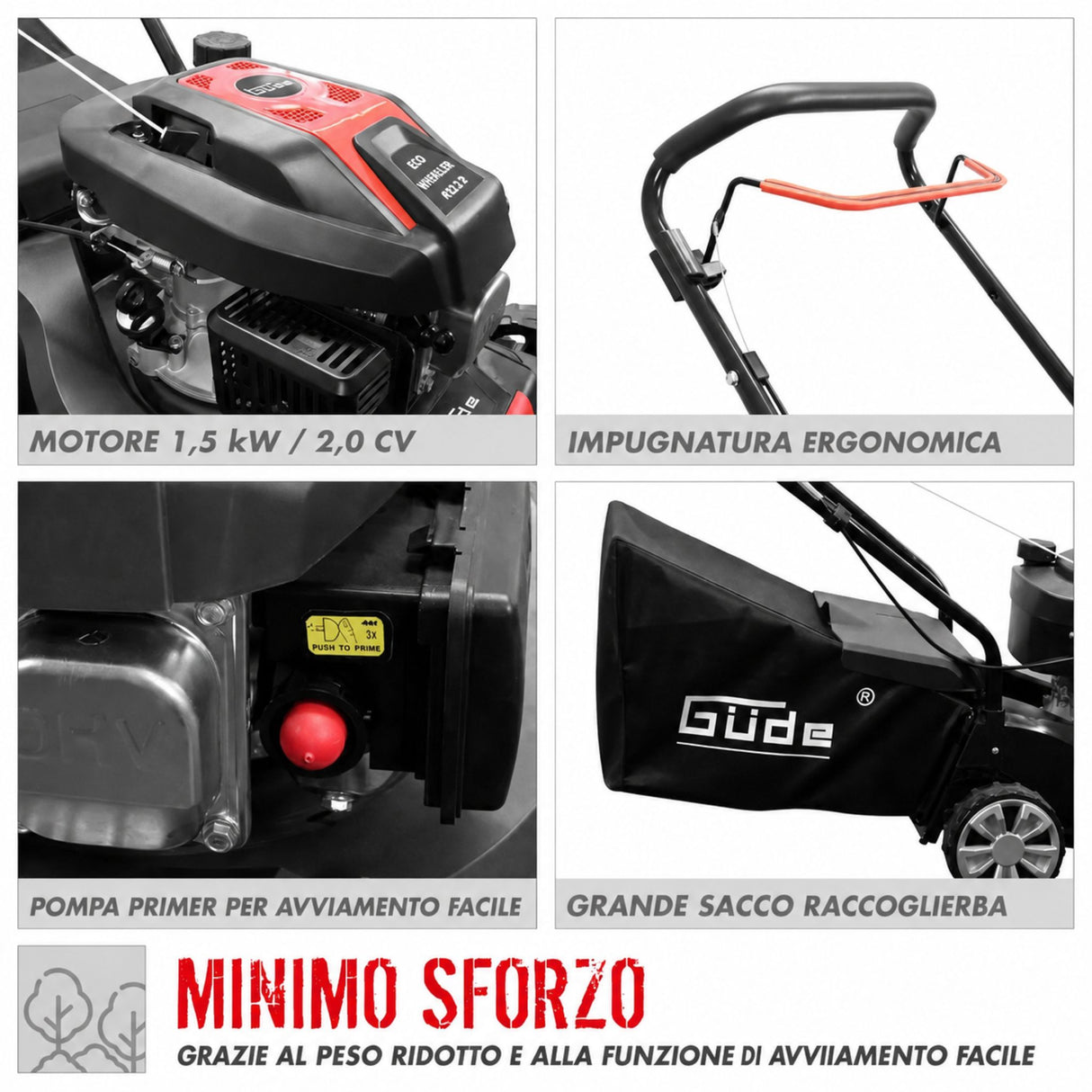 Tondeuse Güde ECO WHEELER 412.2 P