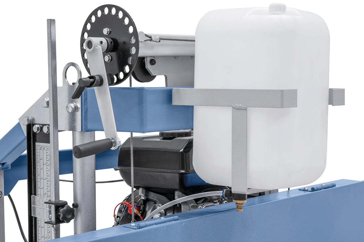 Sega a nastro per tronchi Bernardo BBS 400 B – Motore a benzina 7 HP