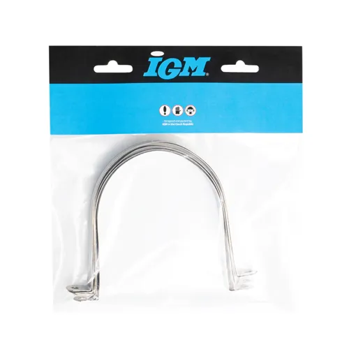 Supports inox IGM pour tuyau de 100 mm, lot de 5 pièces