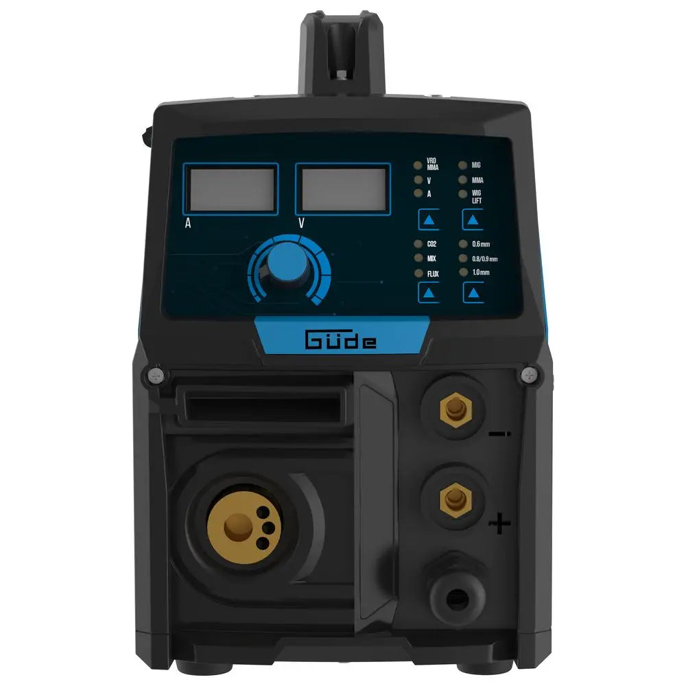 Poste à souder inverter multiprocédés Güde Uni-Mig 205 SYN – MIG/MAG, MMA, fil fourré et TIG
