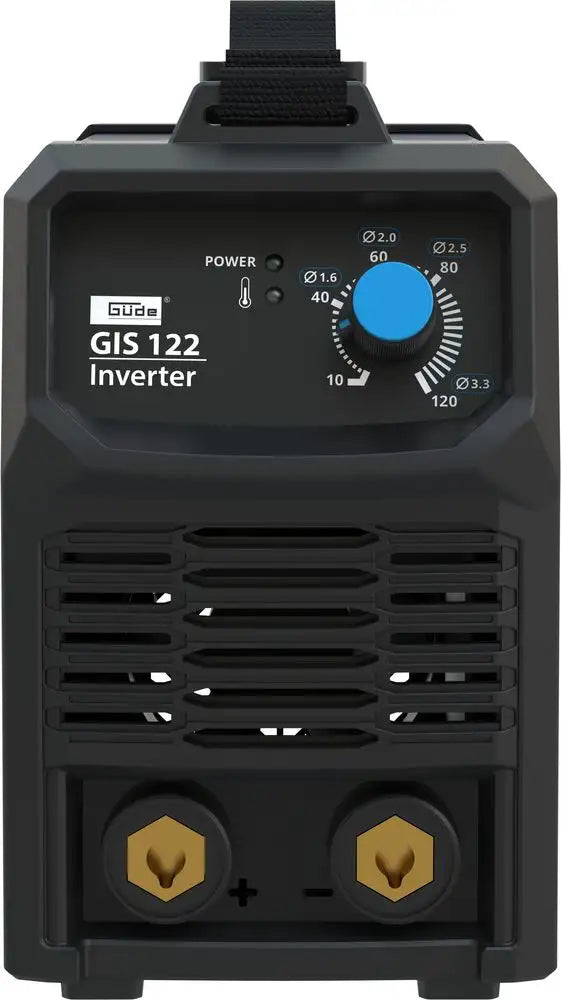Saldatrice inverter Güde GIS 122 – elettrodo MMA 10–120 A, predisposta TIG