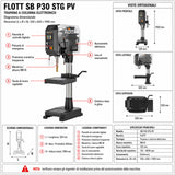 Perceuse à colonne Flott SB P30 STG PV