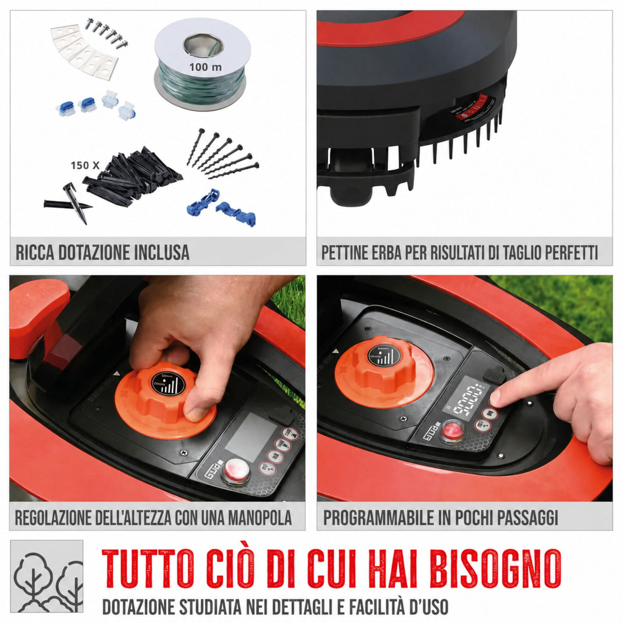 Outil de jardin Guede Güde Robot tondeuse GRR 180.1