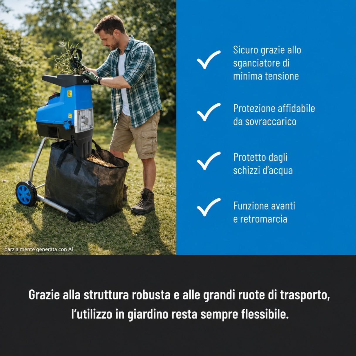 Broyeur silencieux Güde GH 2801 SILENT