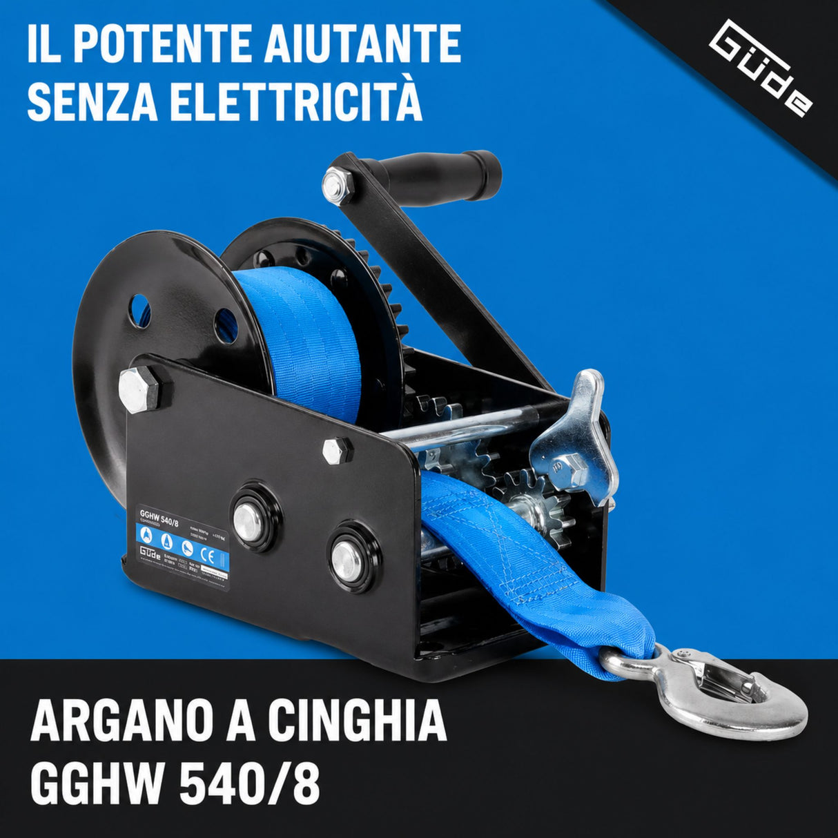 Treuil à sangle Güde GGHW 900/8