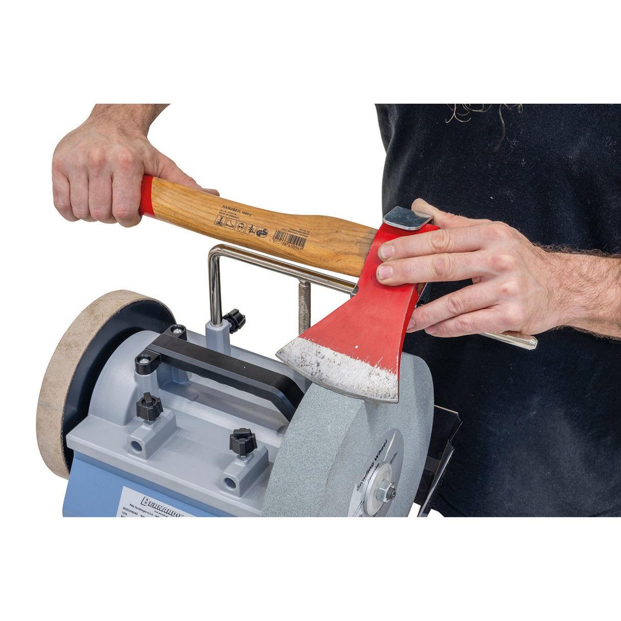Dispositif d'affûtage pour haches Bernardo pour NTS 200 / 250 Pro / 250 Pro Vario