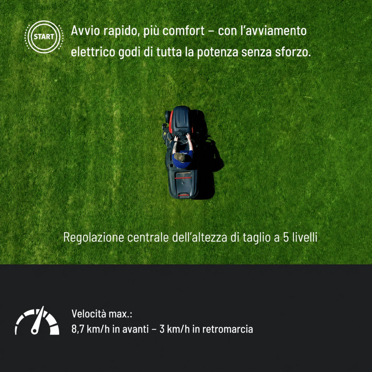 Tondeuse autoportée Güde GAR 685 T