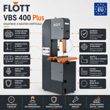 Scie à ruban pour métaux Flott VBS 400 Plus Scie à ruban verticale