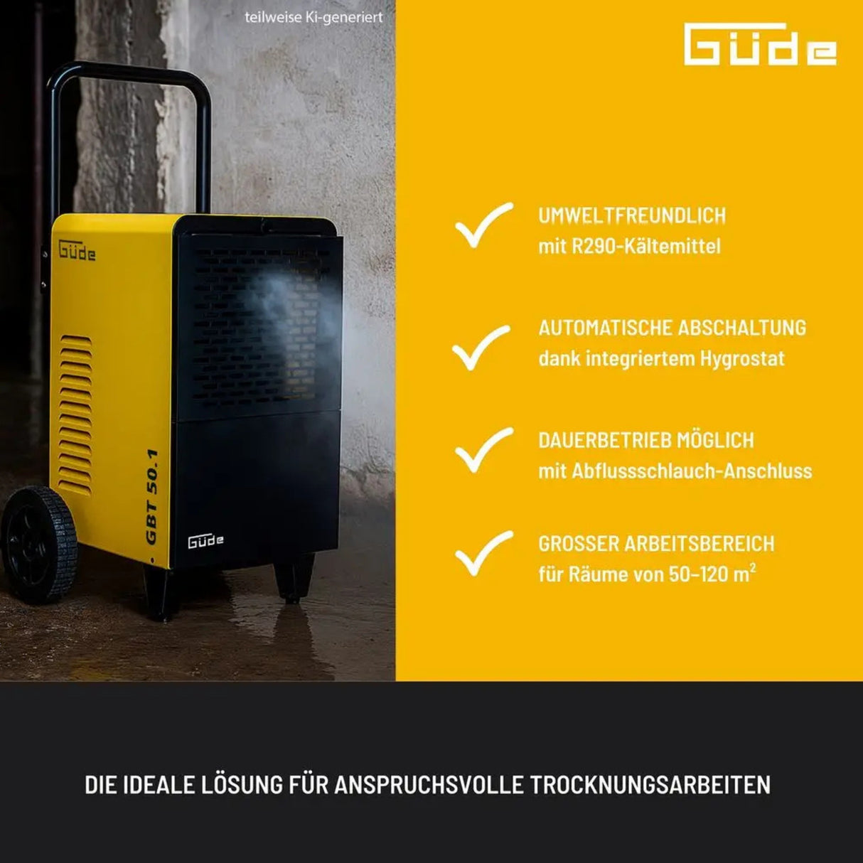 Déshumidificateur Güde GBT 50.1