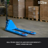 Transpalette manuel Güde 2500 kg – PU (polyuréthane)