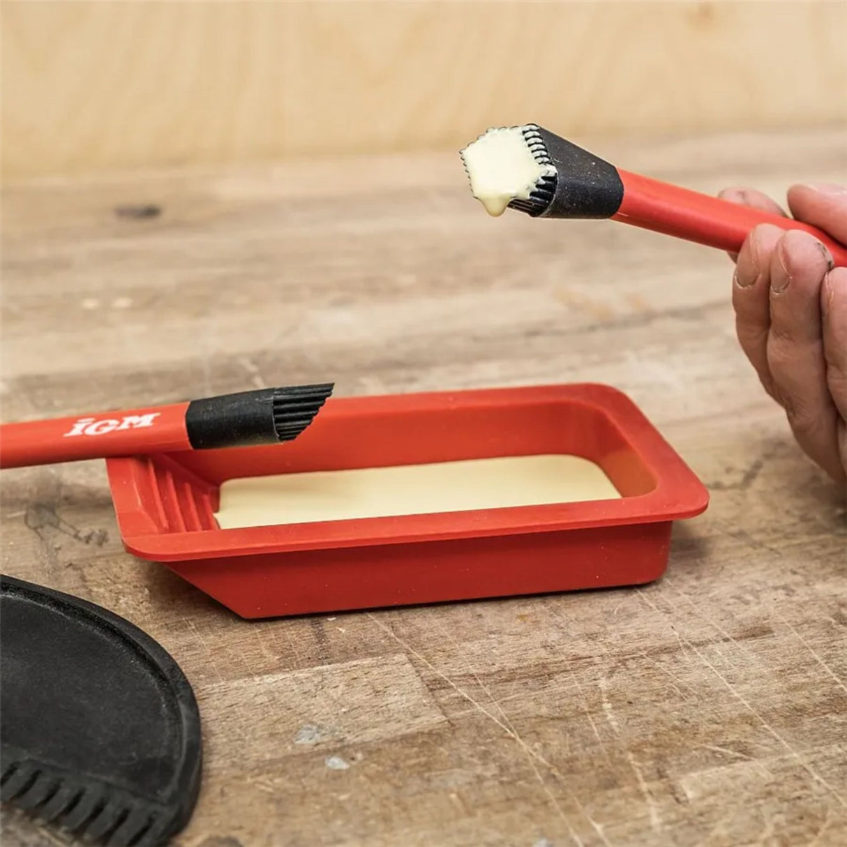 Kit Pinceau à Colle en Silicone – 24 mm et 13 mm + Spatule